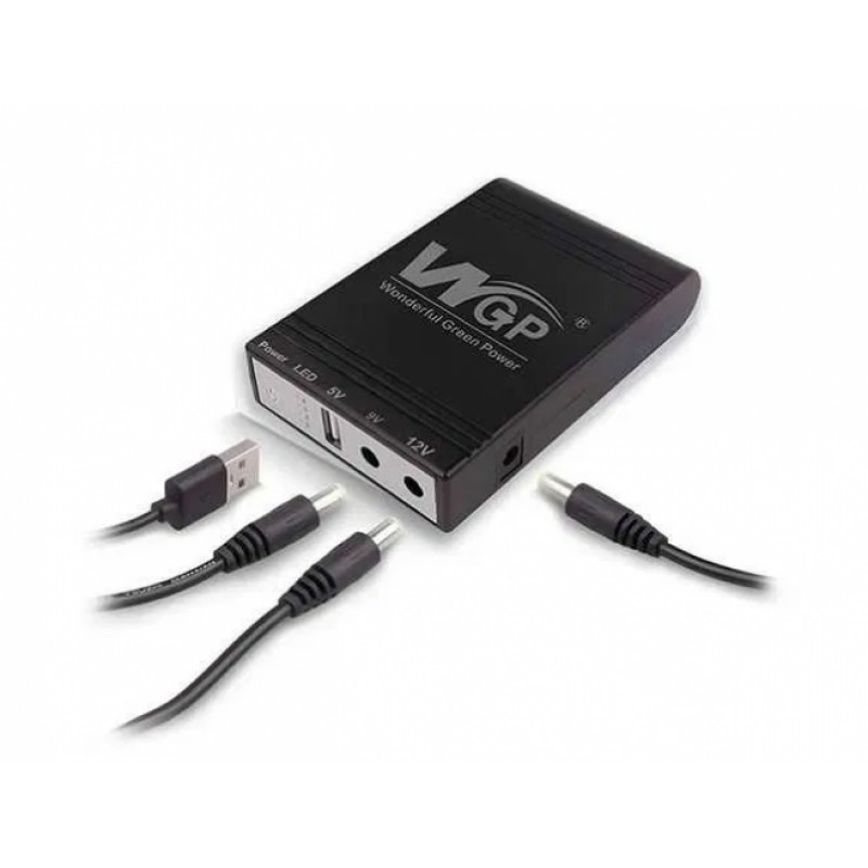 Джерело безперебійного живлення XoKo WGP 8800mAh 5-12V XK-WGP-8800 Чорний (2388202376)