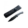 Ніж туристичний Gorillas BBQ 2-2412 27.5 см Сірий (KN1062)
