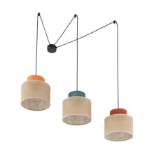 Люстра TK Lighting Duo Чорний (TK3140)