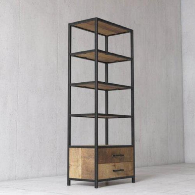 Стелаж для зберігання в стилі Loft NS-1932 1830x600x420 мм Черный