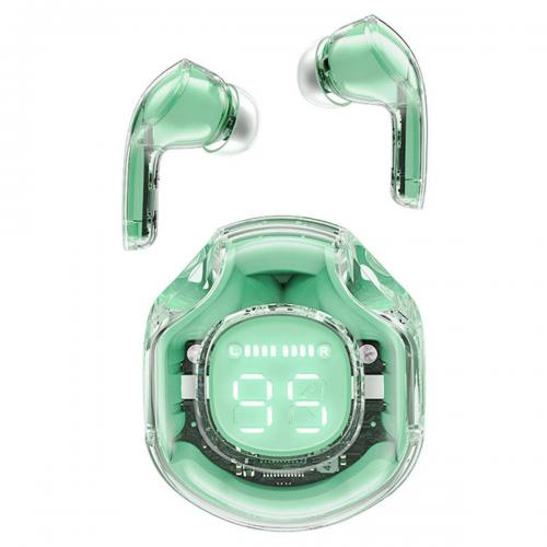 Навушники Acefast T8 Crystal color 2 bluetooth earbuds Mint Green