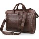 Сумка чоловіча Vintage 14371 для ноутбука 17 дюймів Коричнева