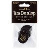 Медіатори Dunlop 485P03MD Genuine Celluloid Teardrop Black Medium Player's Pack (12 шт.)