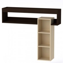 Тумба Навісна 3 Компанит МГ 6 100х28х105,1 см Венге