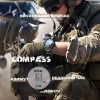 Наручний годинник чоловічий з компасом North Edge Vertico Чорний (3107)