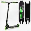 Самокат трюковий Best Scooter FEAR SCS система пеги алюмінієвий диск та дека колеса PU 100 кг Black and green (112902)