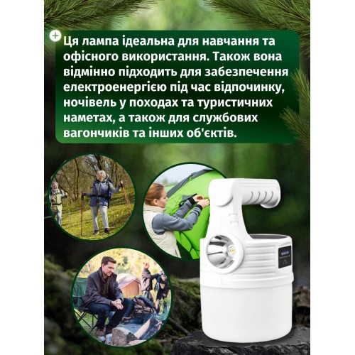 Кемпінгова лампа Monty MX-519 USB LED LAMP USB-LED-LMP-2600-80 Кемпінгова лампа Monty MX-519 USB LED LAMP USB-LED-LMP-2600-80