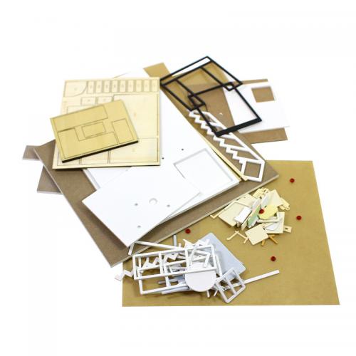 Ляльковий будинок конструктор DIY Cute Room L-023 Таунхаус 3D (5793-19401)