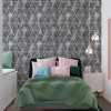 Панель стінова 3D 700х770х4мм ромби сірі вінтаж (D) Sticker Wall SW-00002008