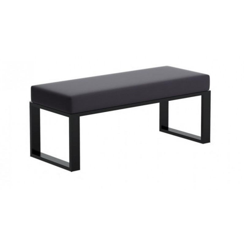 Банкетка - пуф у стилі Loft NS-116 440x1000x400 мм Черный