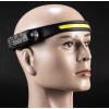 Ліхтарик налобний гнучкий Bailong Led BL-G28+XPE+СOB акумуляторний з ід-датчиком руху W689-1 (W689-1)