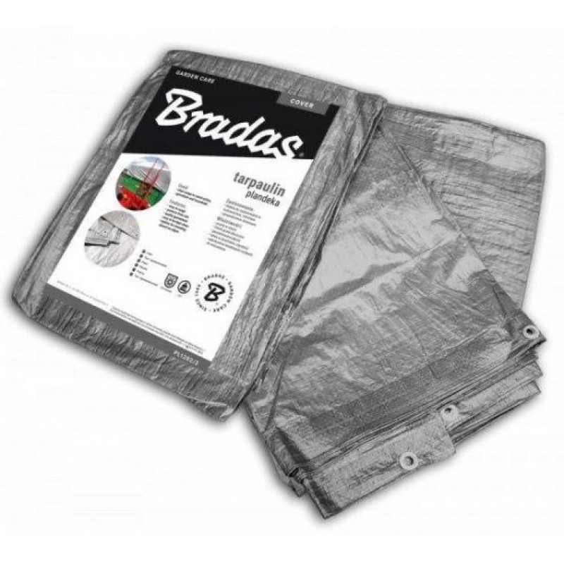 Тент посилений SILVER 120 г/м² 3х5м Bradas