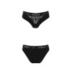 Трусики з широкою гумкою і мереживом Passion PS001 PANTIES XL, black в інтернет супермаркеті PbayMarket!