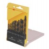 Набір свердл для металу MASTERTOOL 13 шт HSS (2-8 мм крок 0.5 мм) у пластиковій коробці чорні 11-0213