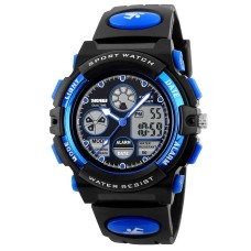 Дитячий спортивний наручний годинник Skmei 1163 Чорно-синій