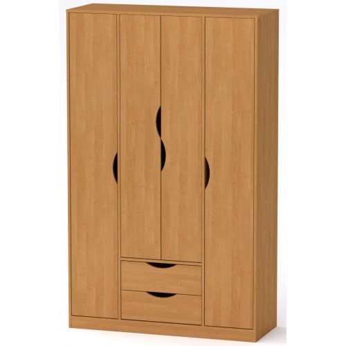 Шафа для речей Любов Компанит Вільха (120х44, 8х195 см) Шафа для речей Любов Компанит Вільха (120х44, 8х195 см)