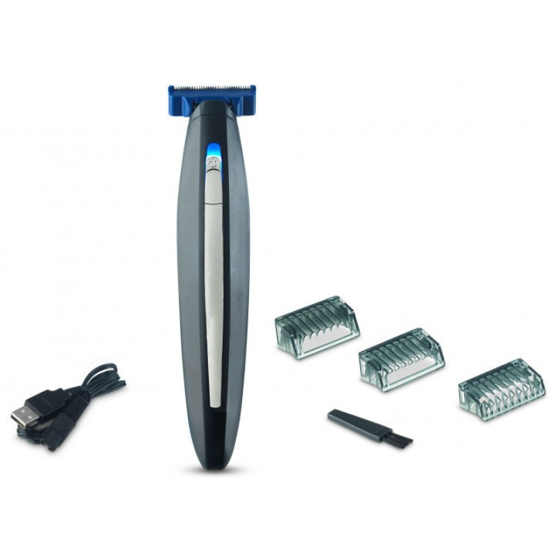 Чоловіча електробритва з тримером MicroTouch Solo Black-Blue (3sm_912884390)