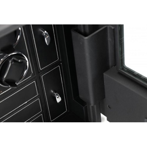 Сейф Salvadore для підзаводу 6 годинників Mini Black Safe 440х260х440 мм Чорний Сейф Salvadore для підзаводу 6 годинників Mini Black Safe 440х260х440 мм Чорний