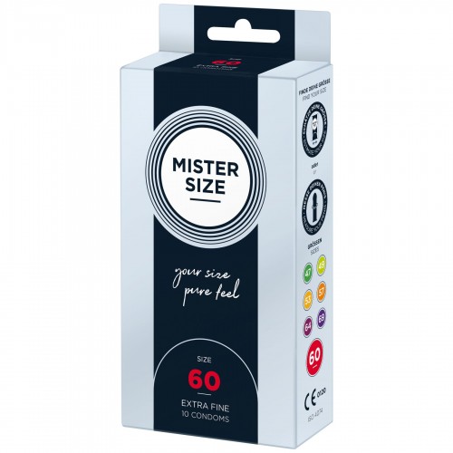 Презервативи Mister Size - pure feel - 60 (10 condoms), товщина 0,05 мм в інтернет супермаркеті PbayMarket!