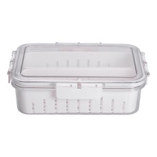 Контейнер для зберігання на 2 секції YIWU 23.5х17х7 см Білий (HP-27-11)