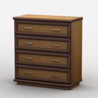 Комод Тиса Мебель АКМ-8 2 Лісовий горіх 90x60x90 см Комод Тиса Мебель АКМ-8 2 Лісовий горіх 90x60x90 см