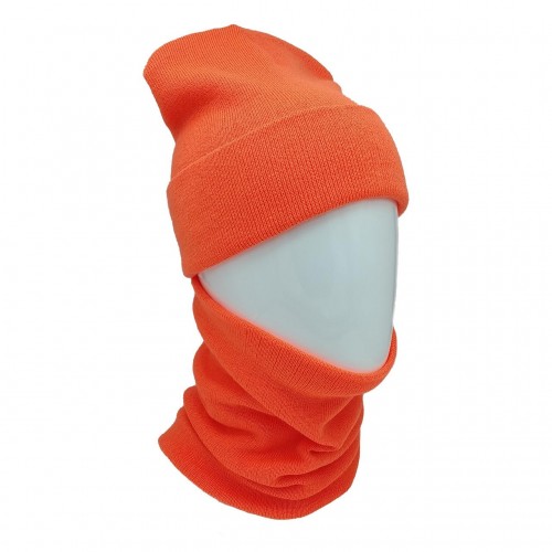 Комплект шапка з хомутом Luxyart унісекс розмір підлітковий оранжевий (OL-009) в інтернет супермаркеті PbayMarket!