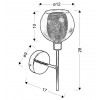 Бра Candellux Ozzo 17x28 см Хром (21-72184)