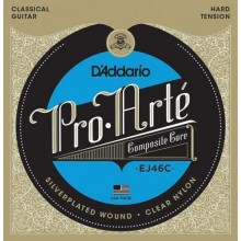 Струни для класичної гітари D'Addario EJ46C Classic Silverplated Wound Nylon Hard Tension