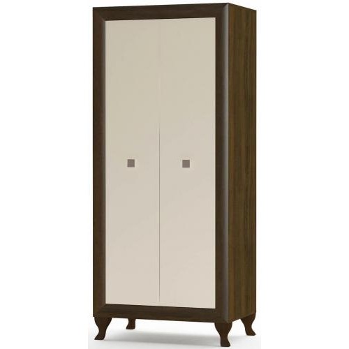 Шафа Меблі Сервіс 2Д Парма (95.9х40х199.5 см) Дуб шоколадний + Крем Шафа Меблі Сервіс 2Д Парма (95.9х40х199.5 см) Дуб шоколадний + Крем