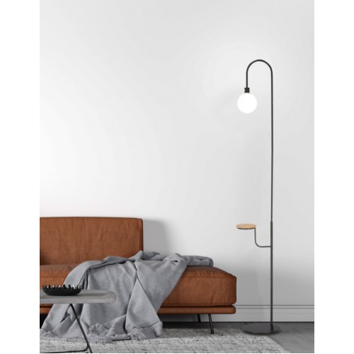 Торшер Candellux VANITY 25х173 см Бежевий/Чорний (51-00057)