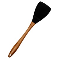 Лопатка кухонна YIWU SKit 33х7, 5 см Чорно-коричневий (HP-8-56)