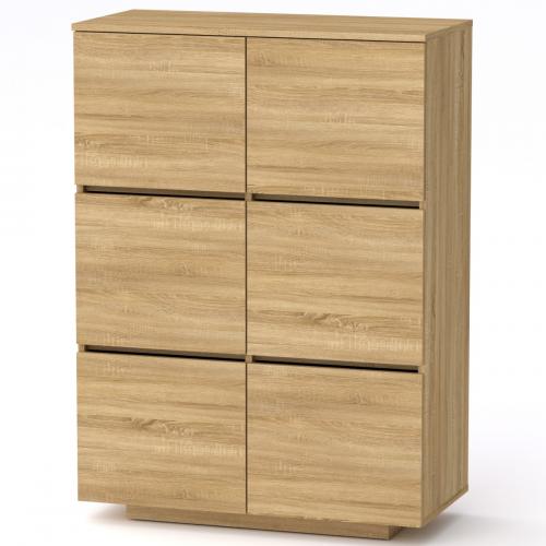 Комод МГ-5 Тумба-2 Компаніт Дуб сонома (85х40х118 см) Комод МГ-5 Тумба-2 Компаніт Дуб сонома (85х40х118 см)