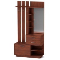 Передпокій з гачками Компанит Єва 100,3х38х195 см Яблуня