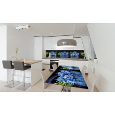 Наклейка вінілова на стіл Zatarga «Сині Проліски» 650х1200 мм Z180856/1st