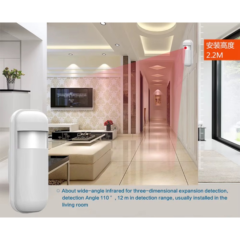 Бездротовий датчик руху на 433 мГц на батарейках ААА до 80 метрів Nectronix PIR-433