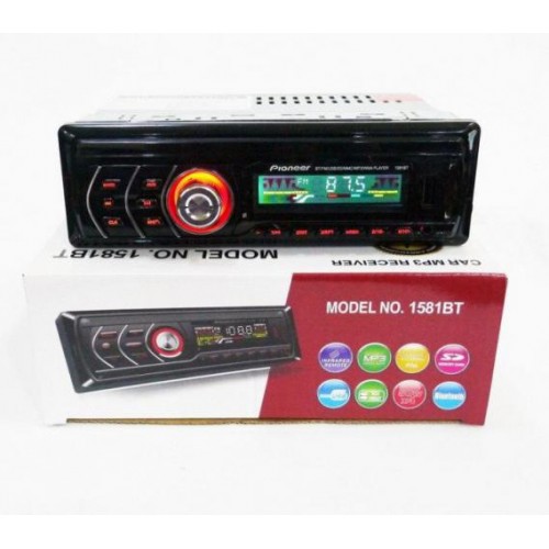 Автомагнітола З Пультом Pioneer 1DIN MP3-1581 RGB Автомагнітола З Пультом Pioneer 1DIN MP3-1581 RGB