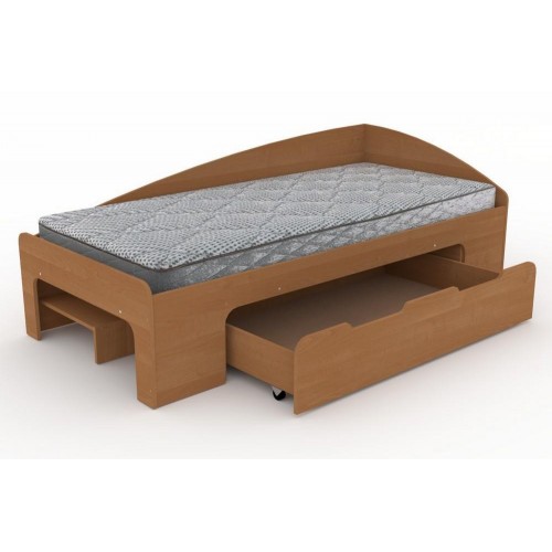 Односпальне ліжко з ящиком Компаніт-90+1 вільха в інтернет супермаркеті PbayMarket!