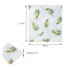 Панель стінова 3D 700х770х4мм папороть на білому тлі (D) Sticker Wall SW-00001981