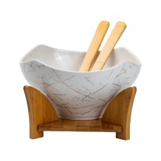 Салатниця YIWU 22x22x14 см Білий (HP1228)