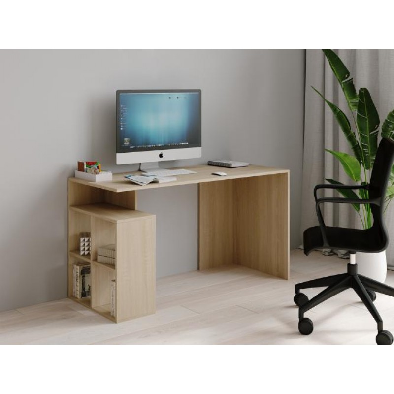 Стіл письмовий Меблева Площа СП-3 130х55х75 см Дуб сонома