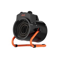 Теплова гармата електрична для дому 2E Stainless AHT2000 2 кВт 20 м.кв black