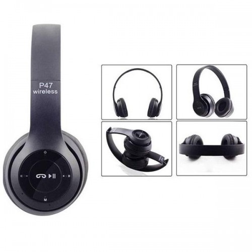 Бездротові Bluetooth навушники Wireless Headset P47 Black