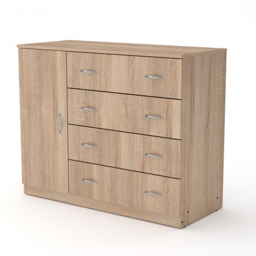 Комод для речей Компанит 4 1Б Дуб сонома