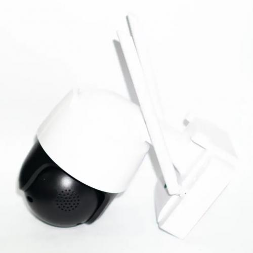 IP камера відеоспостереження RIAS TP8 (v380Pro APP) Wi-Fi 2MP вулична із сонячною панеллю White