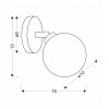 Бра Candellux Rodia 10x13 см Нікель (91-20963)