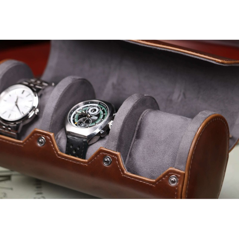 Шкатулка для зберігання годинників Salvadore PB/3621/3.DBR 22x10x8.5 см Сіро-коричневий