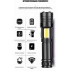 Ліхтар ручний Quantum QM-FL1035 Perfect 5W LED zoom + 3W COB з Type-C з функ Power Bank, Li-ion 18650/2600 mAh