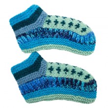 Шкарпетки домашні Kathmandu вовна яка М (22-25 см) Фісташковий Блакитний Синій (27229)