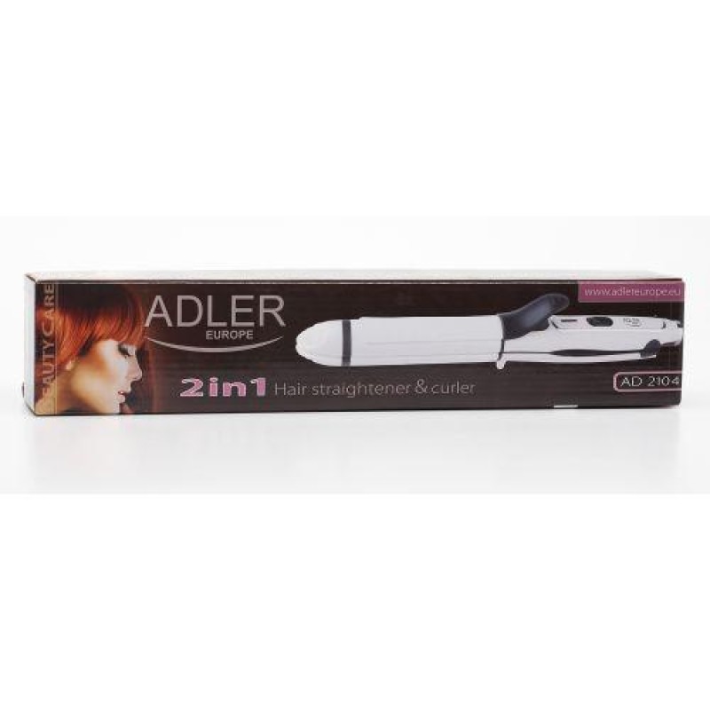 Щипці плойка для волосся 2 в 1 Adler AD 2104 ceramic 50 Вт