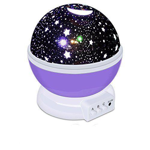 Проектор зоряне небо нічник шар Star Master Dream QDP01 13 x 13 x 14.5 см Фіолетовий